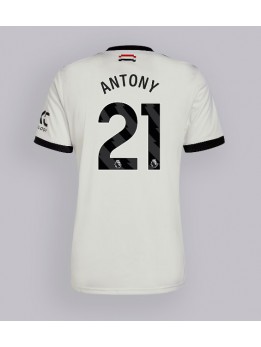 Manchester United Antony #21 Rezervni Dres 2024-25 Kratak Rukavima